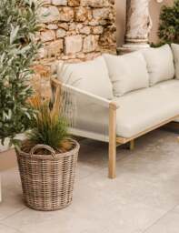 Roma 5 Seater Corner Lounge Set with 90cm Square Coffee Table - thumbnail 4