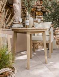 Roma 2 Seater Round Sunray Bistro Set with Roma Dining Chairs - thumbnail 2