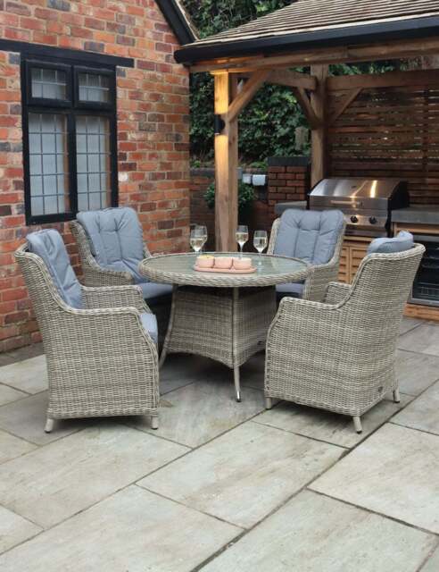 Wentworth 4 Seater Comfort Dining Set - image 1