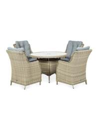 Wentworth 4 Seater Comfort Dining Set - thumbnail 4