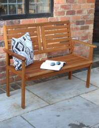 Napoli 2 Seater Garden Furniture Bench - thumbnail 2