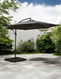 Standard 3M Grey Cantilever Parasol - thumbnail 1