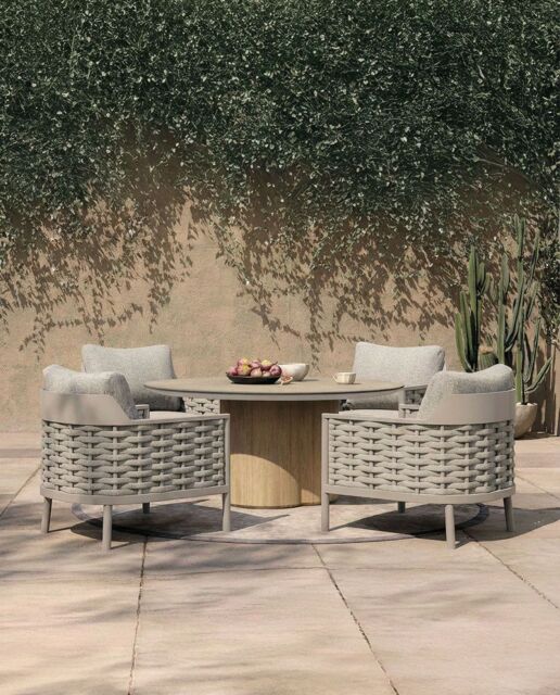 OLMA 4-Seater Dining Table & Armchairs - image 1