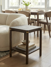 ARKA Dark Wood Side Table