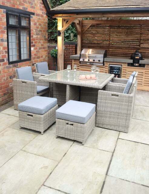 Wentworth 8 Seater Cube Dining Set - image 1