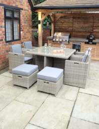 Wentworth 8 Seater Cube Dining Set