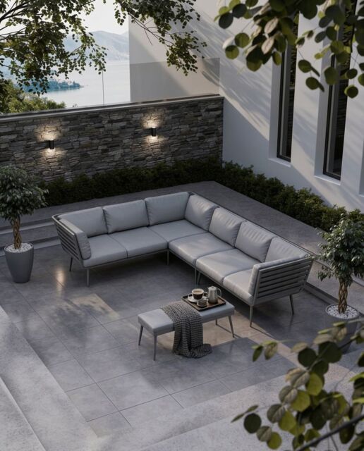 Mayfair Corner Lounging Set with Bench - image 1