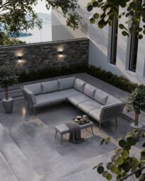 Mayfair Corner Lounging Set with Bench