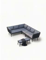 Mayfair Corner Lounging Set with Bench - thumbnail 4