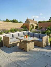 Wentworth 6 Seater Adjustable Corner Lounging Set - thumbnail 2