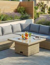 Wentworth 6 Seater Adjustable Corner Lounging Set - thumbnail 3