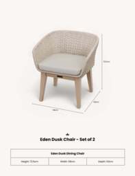 Eden Dusk Chair - Set of 2 - thumbnail 5