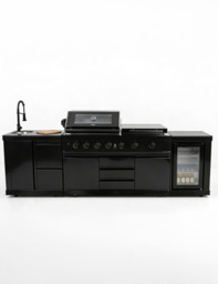 Luxe Outdoor Kitchen 7 Burner with Sink and Fridge - thumbnail 2