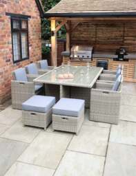 Wentworth 10 Seater Cube Dining Set - thumbnail 3