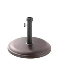 Polycrete Outdoor Parasol Base 16kg Round - Brown - thumbnail 2