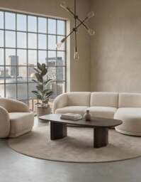 BOUX Right Corner Sofa with Armchair