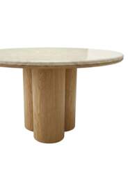 RIVA 4 Seater Mid Oak Dining Table - thumbnail 6