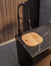 Luxe Outdoor Kitchen 5 Burner with Sink and Pizza Oven - thumbnail 4