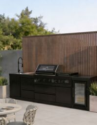 Luxe Outdoor Kitchen 5 Burner with Sink and Fridge - thumbnail 1