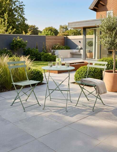 Padstow Folding Bistro Set Moss - image 1