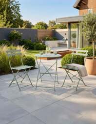 Padstow Folding Bistro Set Moss