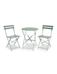 Padstow Folding Bistro Set Moss - thumbnail 3