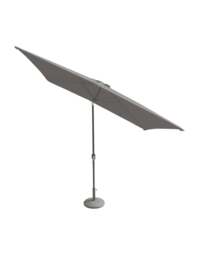 Crank and Tilt Rectangular Parasol - Grey - thumbnail 3