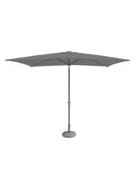 Crank and Tilt Rectangular Parasol - Grey - thumbnail 4