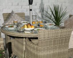 Wentworth 4 Seater Carver Dining Set - thumbnail 2