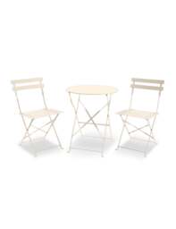 Padstow Folding Bistro Set Cashmere - thumbnail 4