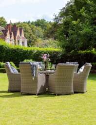 Wentworth 6 Seater Comfort Dining Set - thumbnail 1