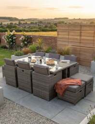 Paris 10 Seater Cube Dining Set - thumbnail 2