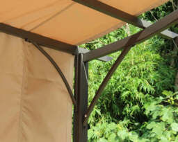 San Remo Pergola Gazebo - Mocha - thumbnail 3