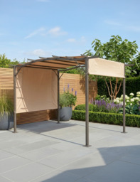 San Remo Pergola Gazebo - Mocha - thumbnail 1