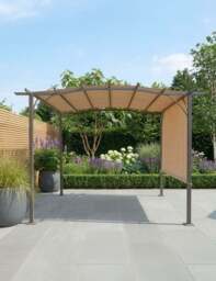 San Remo Pergola Gazebo - Mocha - thumbnail 2