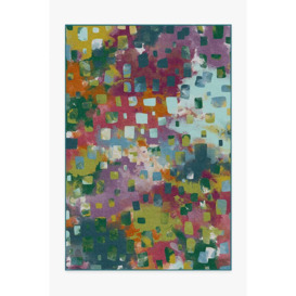 Watercolour Paintwork Multicolour Rug - 185x275 - Machine Washable Area Rug - Kid & Pet Friendly - Indoor Rugs - Ruggable