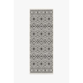 Outdoor Nomada White Rug - 75x215 - Machine Washable Area Rug - Kid & Pet Friendly - Outdoor Rugs - Ruggable - thumbnail 1