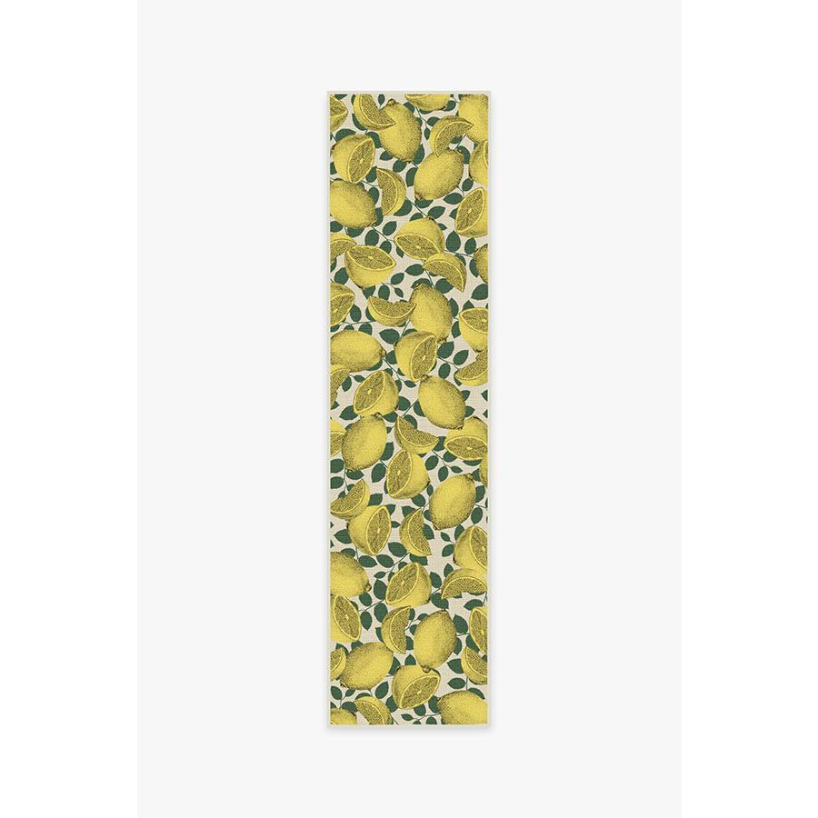 Outdoor Limoncello Yellow Rug - 75x305 - Machine Washable Area Rug - Kid & Pet Friendly - Outdoor Rugs - Ruggable - image 1