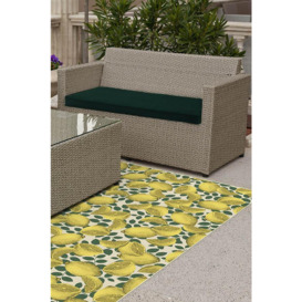 Outdoor Limoncello Yellow Rug - 75x305 - Machine Washable Area Rug - Kid & Pet Friendly - Outdoor Rugs - Ruggable - thumbnail 2