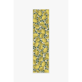 Outdoor Limoncello Yellow Rug - 75x305 - Machine Washable Area Rug - Kid & Pet Friendly - Outdoor Rugs - Ruggable - thumbnail 1