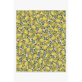 Outdoor Limoncello Yellow Rug - 245x305 - Machine Washable Area Rug - Kid & Pet Friendly - Outdoor Rugs - Ruggable
