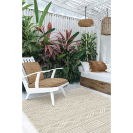 Outdoor Loma Natural Rug - 150x215 - Machine Washable Area Rug - Kid & Pet Friendly - Outdoor Rugs - Ruggable - thumbnail 2
