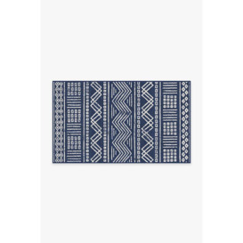 Outdoor Loma Royal Blue Rug - 90x150 - Machine Washable Area Rug - Kid & Pet Friendly - Outdoor Rugs - Ruggable