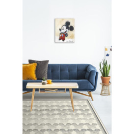 Mickey Ombre Black and White Rug - 90x150 - Machine Washable Area Rug - Kid & Pet Friendly - Indoor Rugs - Ruggable - thumbnail 2