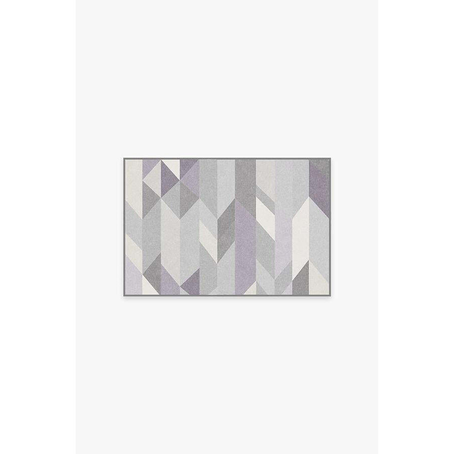 Urbano Lilac Rug - 60x90 - Machine Washable Area Rug - Kid & Pet Friendly - Indoor Rugs - Ruggable