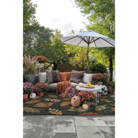 Outdoor Aurelia Forest Green Rug - 90x150 - Machine Washable Area Rug - Kid & Pet Friendly - Outdoor Rugs - Ruggable - thumbnail 2
