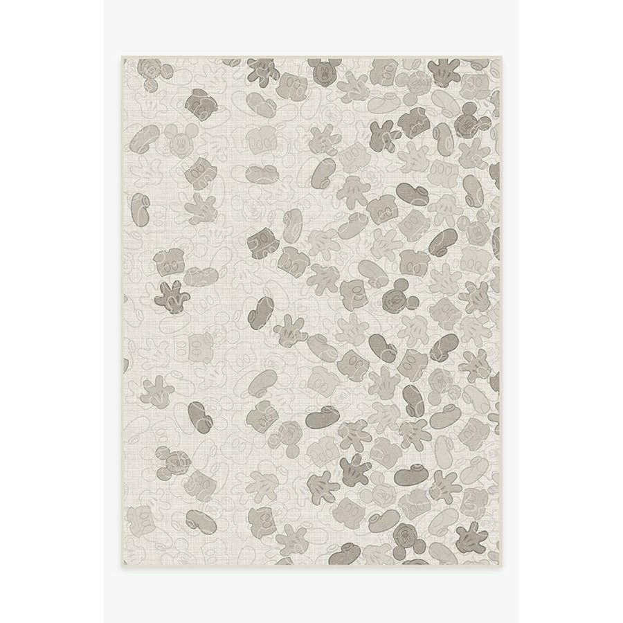 Mickey All Over Natural Rug - 275x365 - Machine Washable Area Rug - Kid & Pet Friendly - Indoor Rugs - Ruggable - image 1
