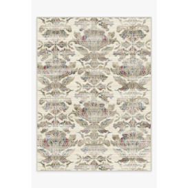 Transitional Damask Natural Rug - 275x365 - Machine Washable Area Rug - Kid & Pet Friendly - Indoor Rugs - Ruggable - thumbnail 1