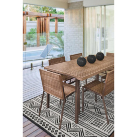 Outdoor Loma White Rug - 275x365 - Machine Washable Area Rug - Kid & Pet Friendly - Outdoor Rugs - Ruggable - thumbnail 2