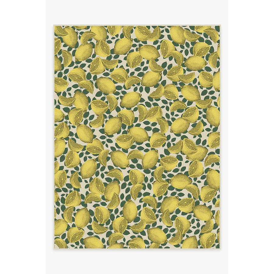 Outdoor Limoncello Yellow Rug - 275x365 - Machine Washable Area Rug - Kid & Pet Friendly - Outdoor Rugs - Ruggable - image 1